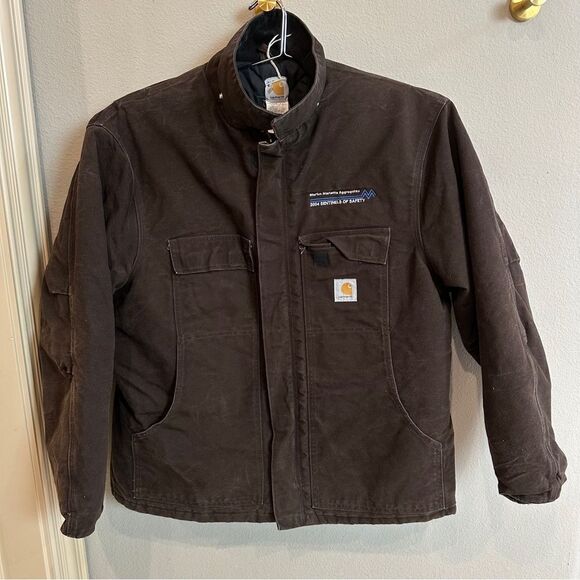 CarharttC03 DKE2004 Men's Brown JacketVintage sz 48 / XL monogram